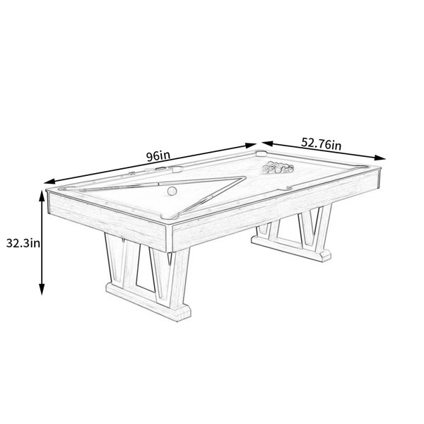 IQOWEL Multi Game Pool Table Wayfair
